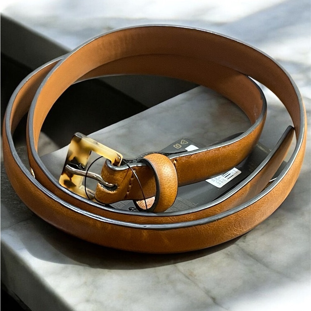 Belt, Coffee Brown faux Leather Belt Forever 21 New